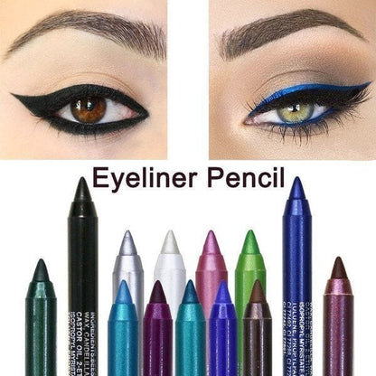 🔥Long-lasting waterproof eyeliner pen, fashionable eye makeup cosmetics 