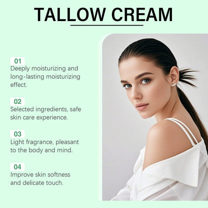 🌿 Organic tallow balm with castor oil and frankincense for natural skin care and moisturizing ✨ 