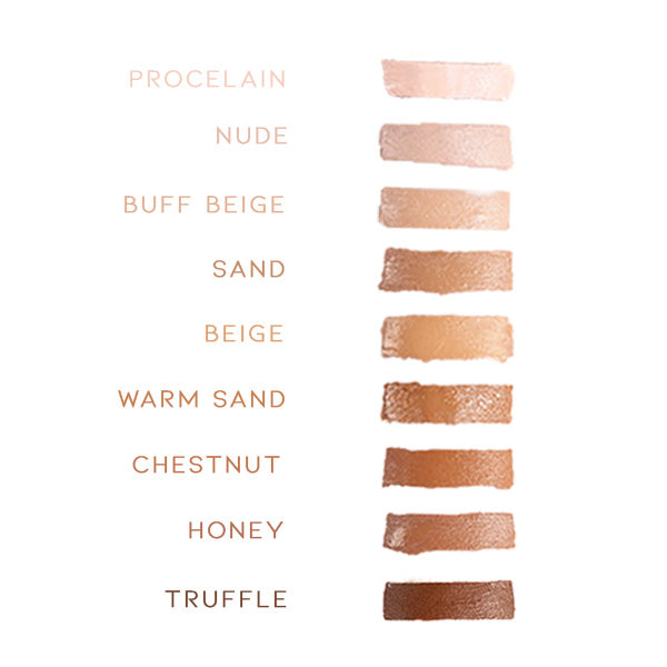 Full-coverage, matte liquid foundation
