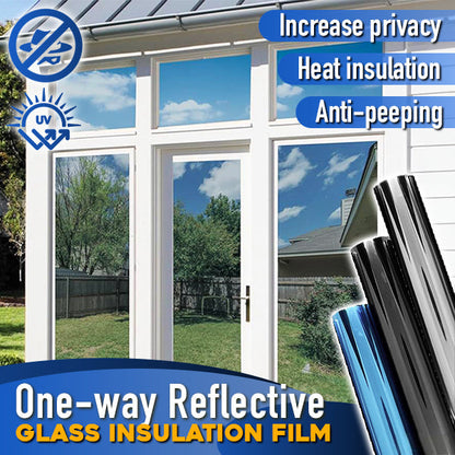 Disposable insulating film made of reflective glass