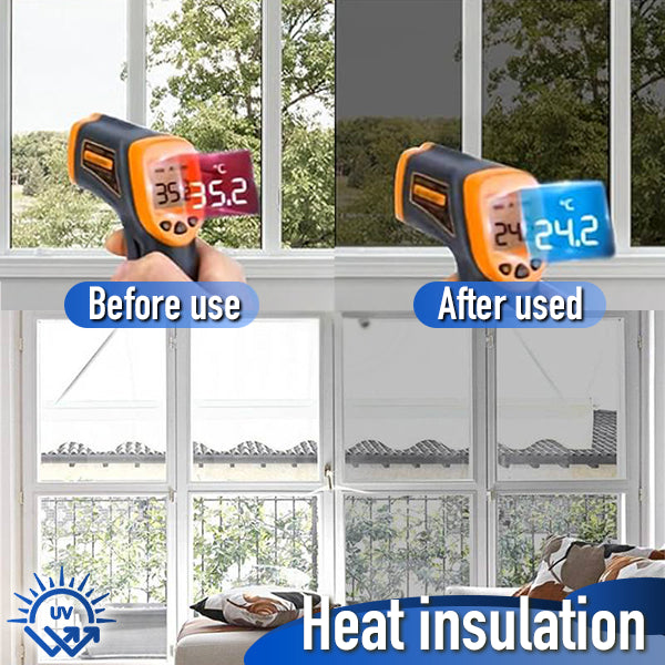 Disposable insulating film made of reflective glass