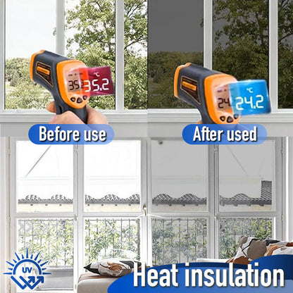 Disposable insulating film made of reflective glass