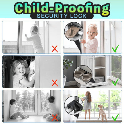 Anti-theft security lock for sliding doors and windows