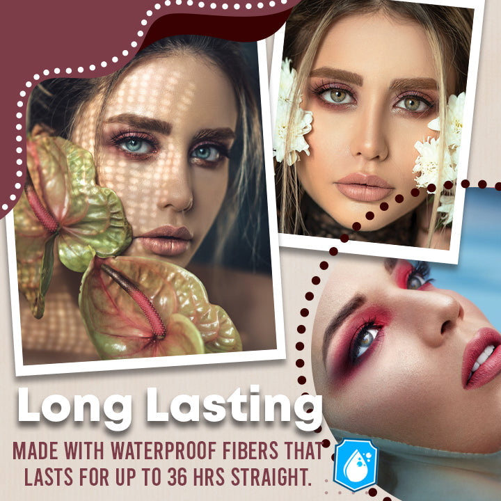 Reusable eyeliner and adhesive eyelashes